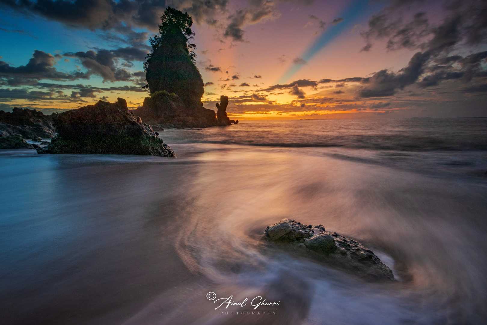 Sunset Pantai Karang Agung, Kebumen