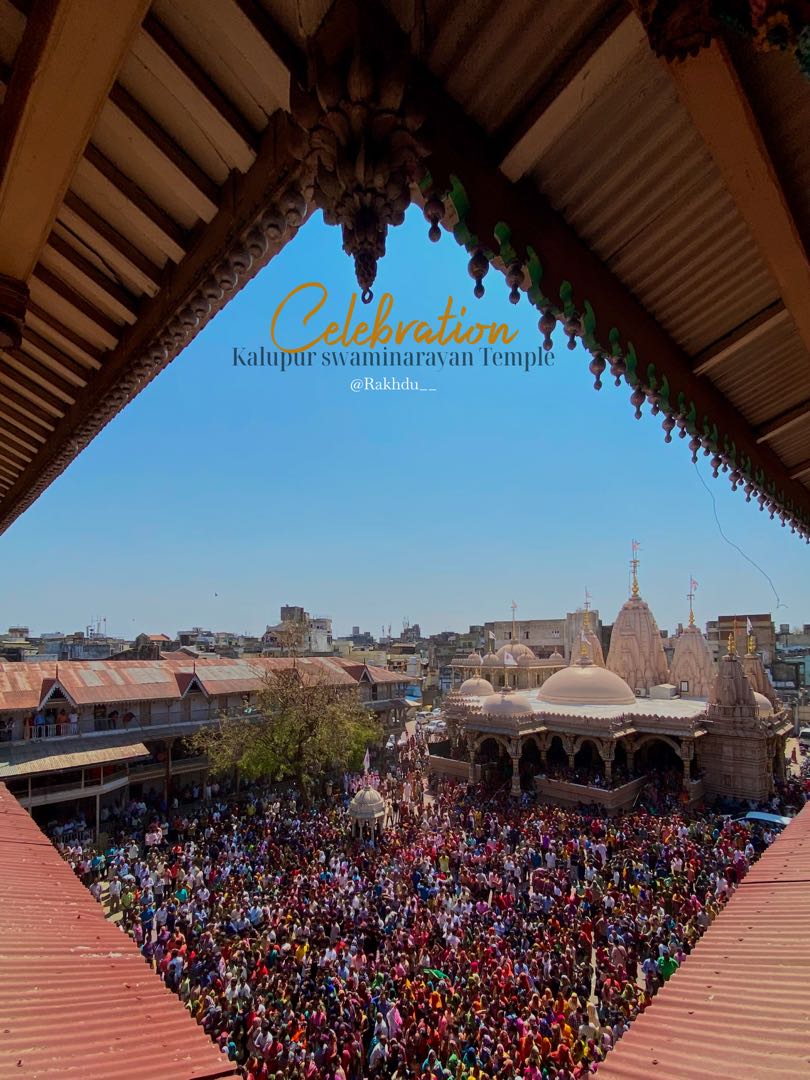 Ahmedabad city — holi celebration 