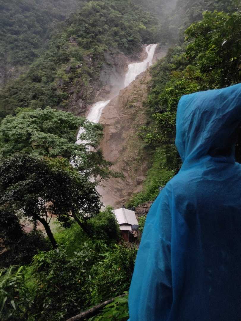 Rainbow Falls During Monsoon