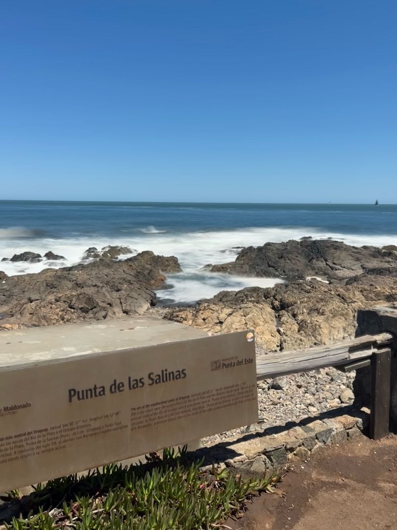 en el punto más austral de Uruguay