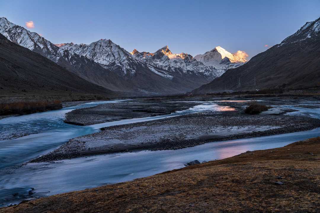 Mount NunKun Peak Massif & Suru River, Kargil, Ladakh