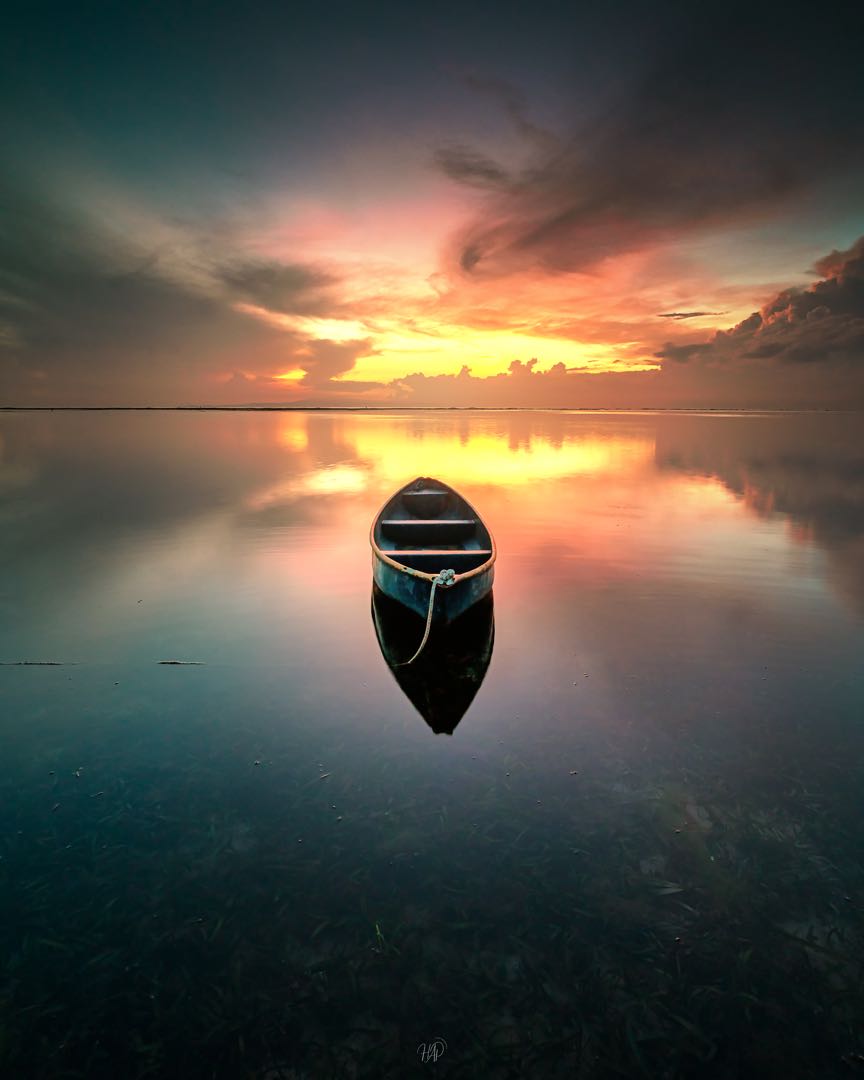 lonely boat..