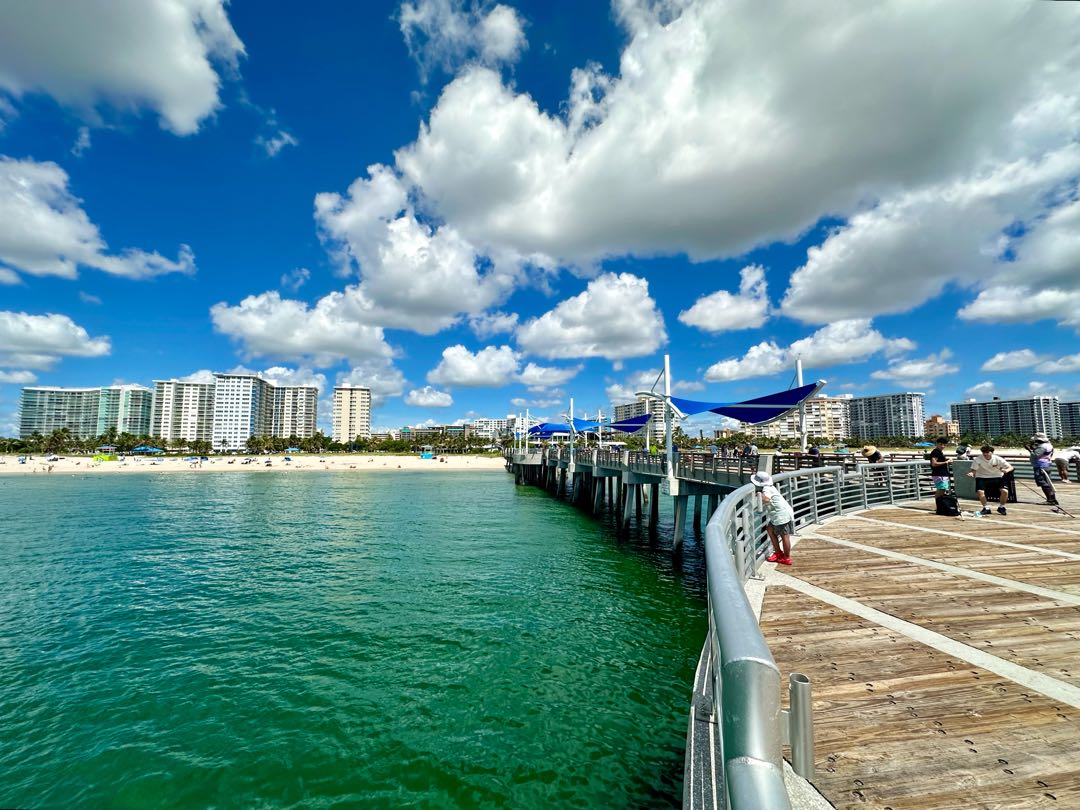 Fisher Family Pier, desde el puente