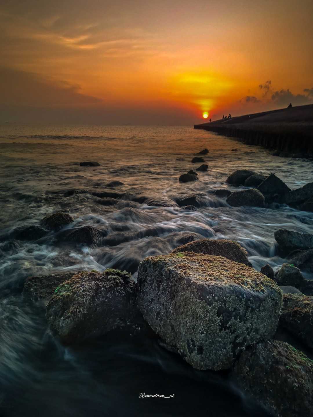 Sunrise in Teluk Penyu Beach