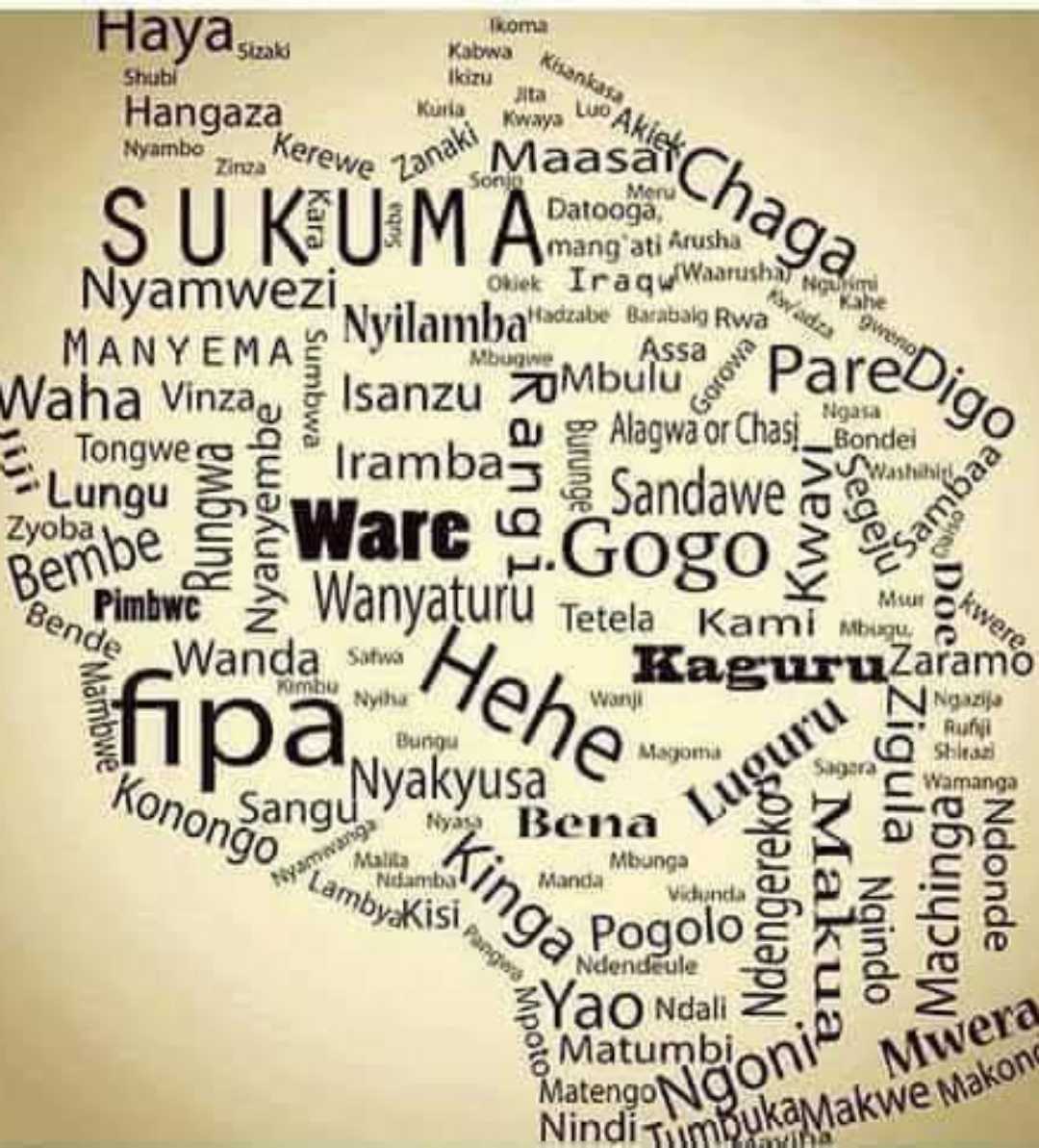 makabila yetu ya Tanzania 