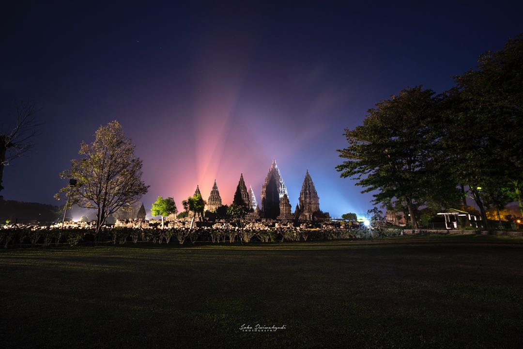 Beauty Prambanan at Night