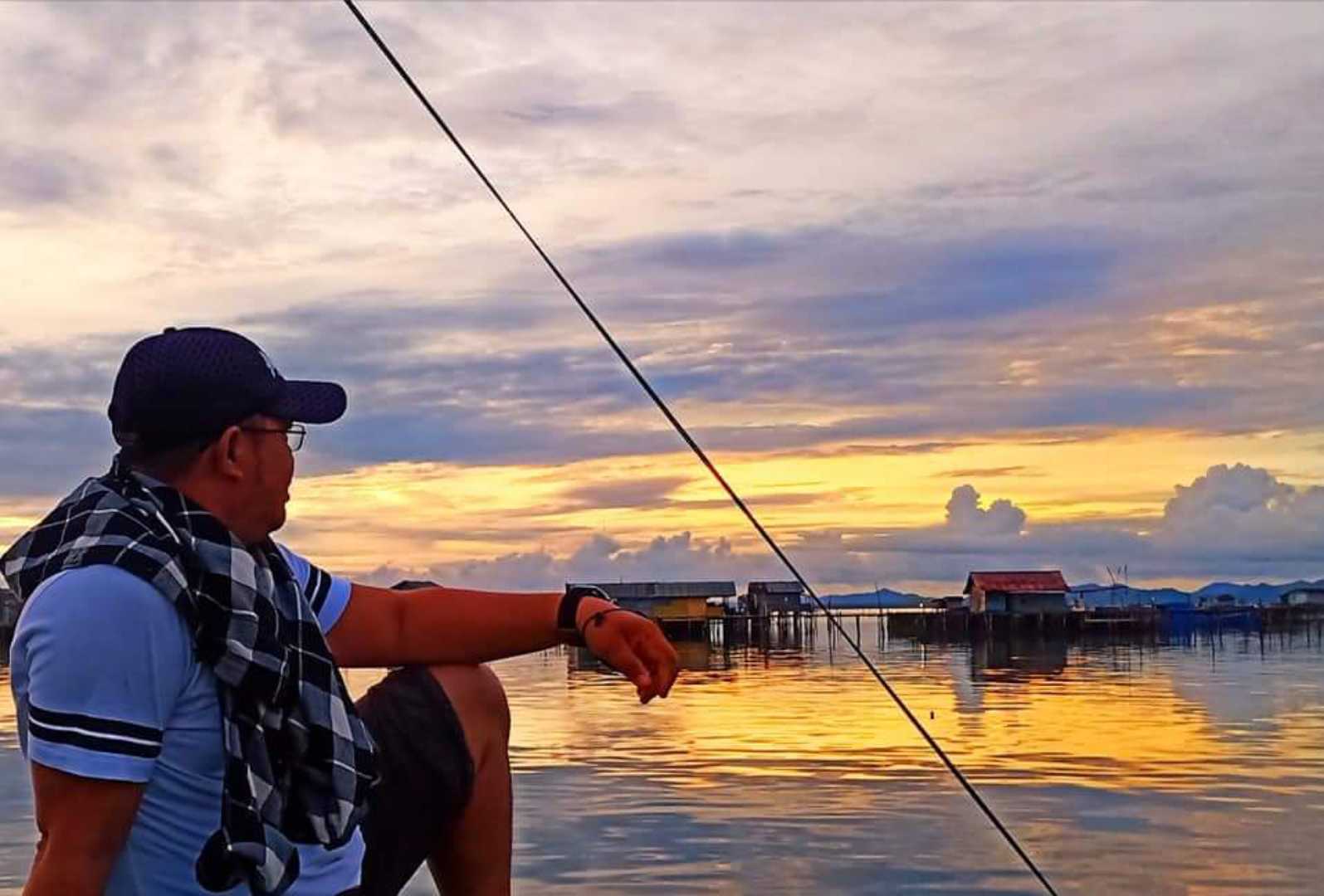 Sunset @ Fish Pond - Sedanau Island