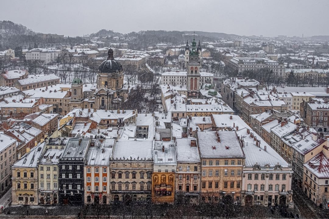 Lviv City & Snow