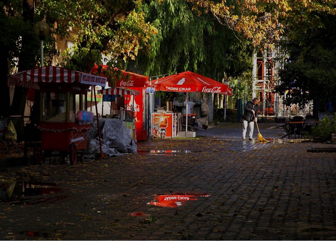 izmir kültürpark yağmur sonrası 