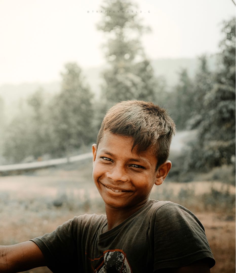 Purna Wildlife Sanctuary ( Portrait of a little boy ) 