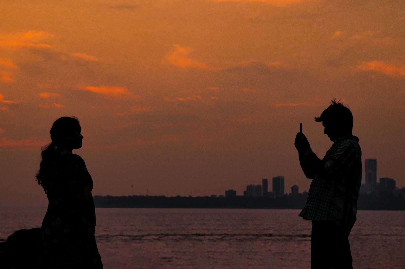 beautiful silhouette 