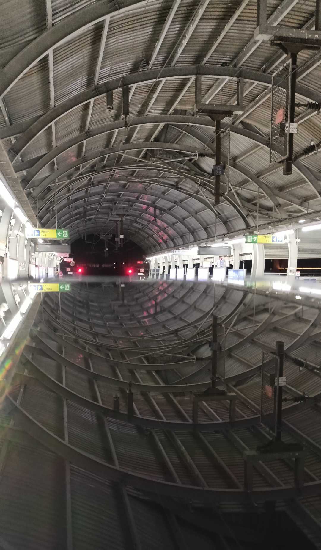 Delhi metro station 