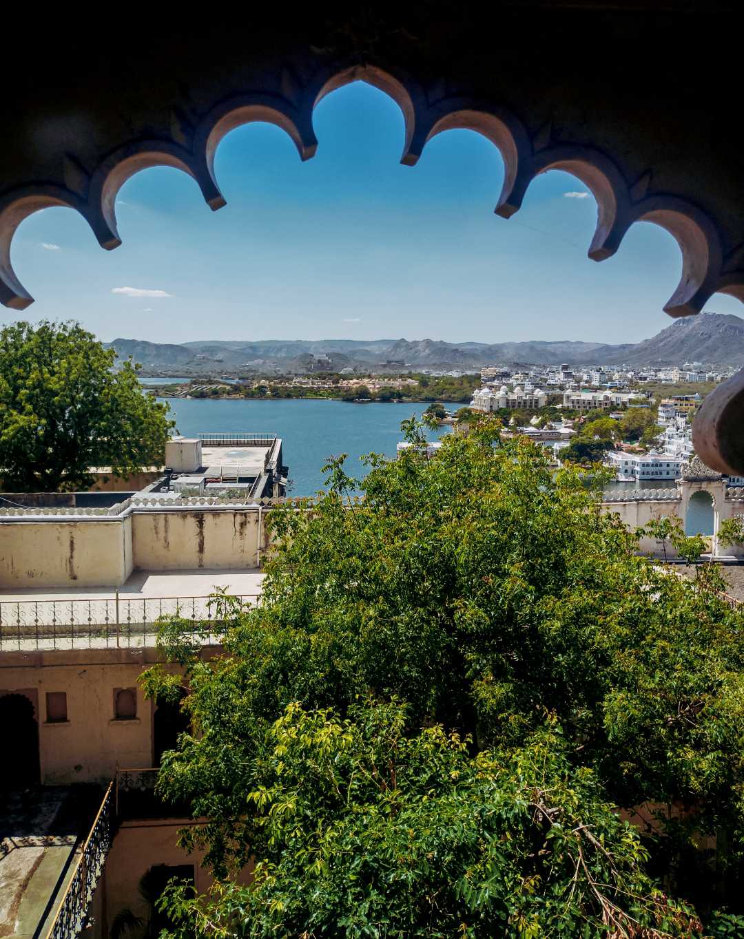 wonderful window view from City palace ,Udaipur😍