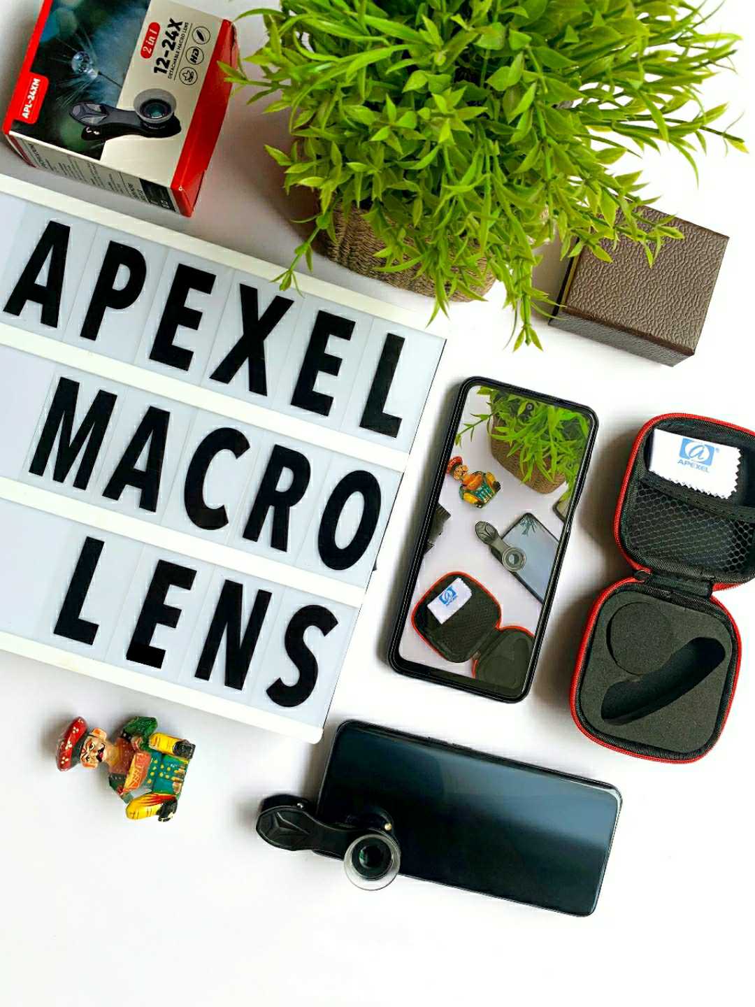 Macro Lens Flatlay
