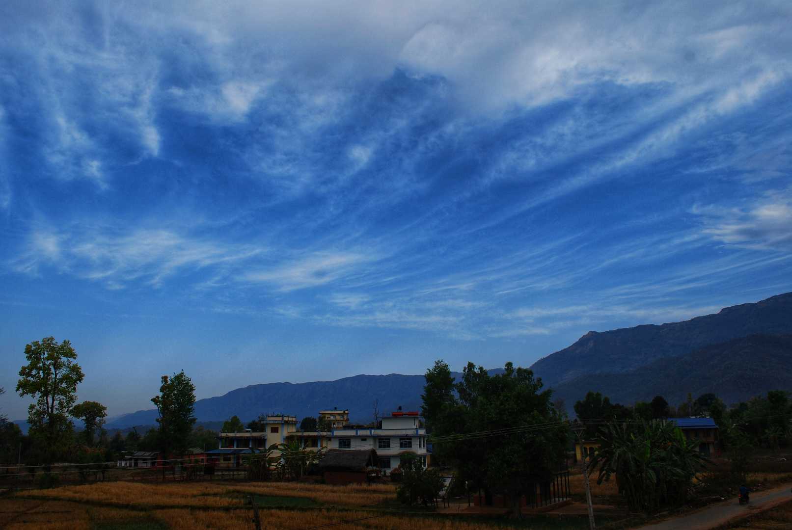 The sky