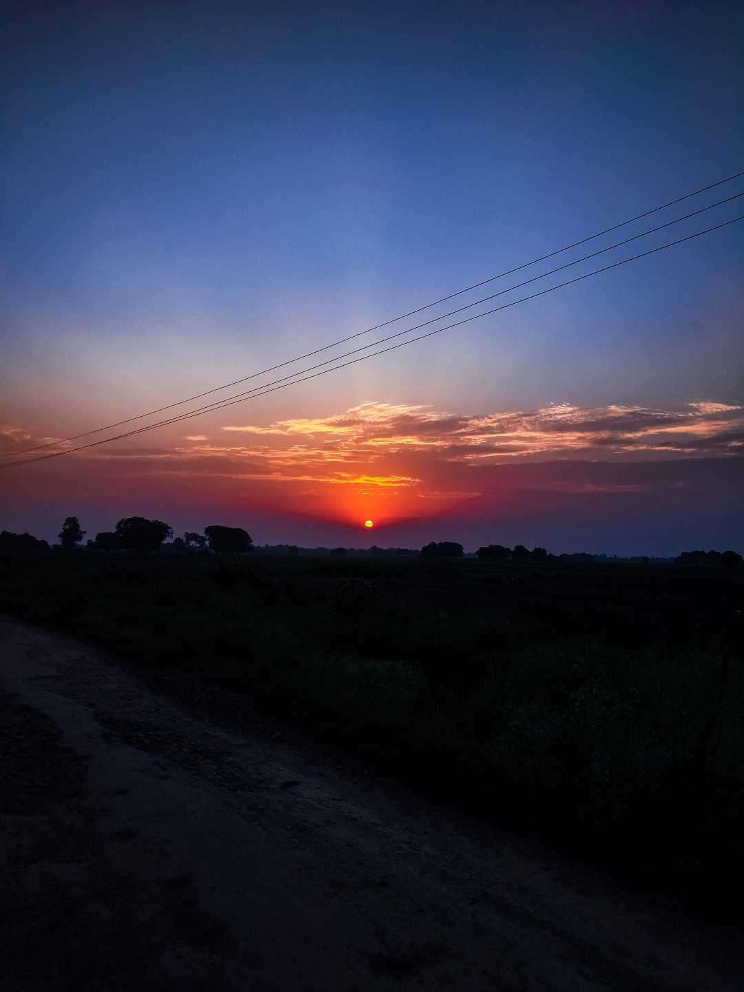 colours of sunset