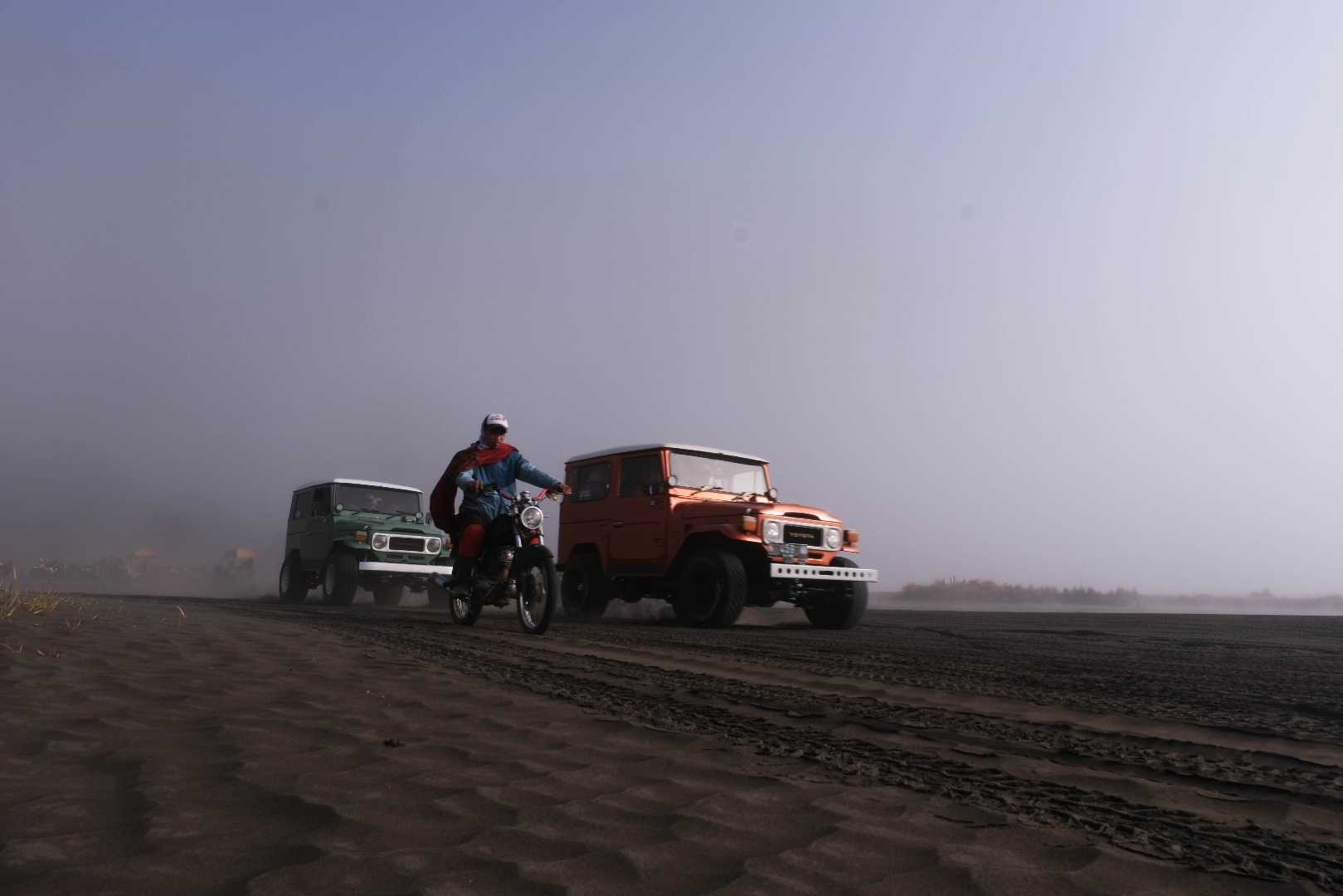 Sea of Sands in Mount Bromo