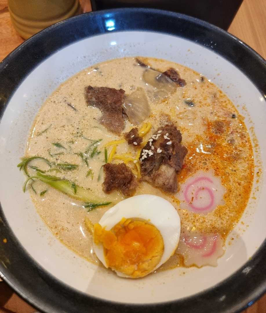 Spicy creamy ramen