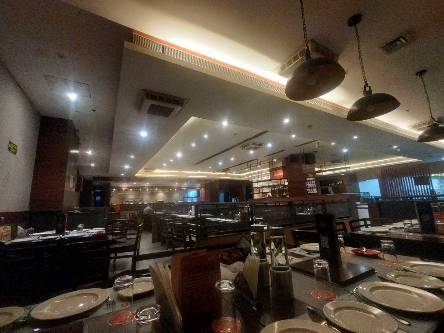 in restaurant 