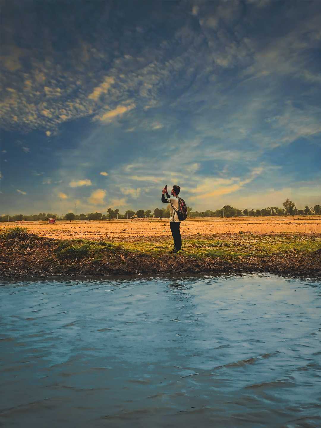 both of us capturing something