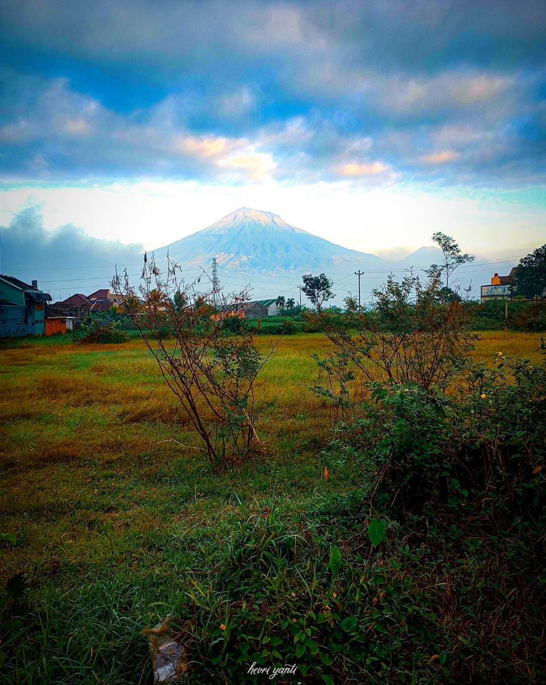 A view of Merapi mount, Central Java
