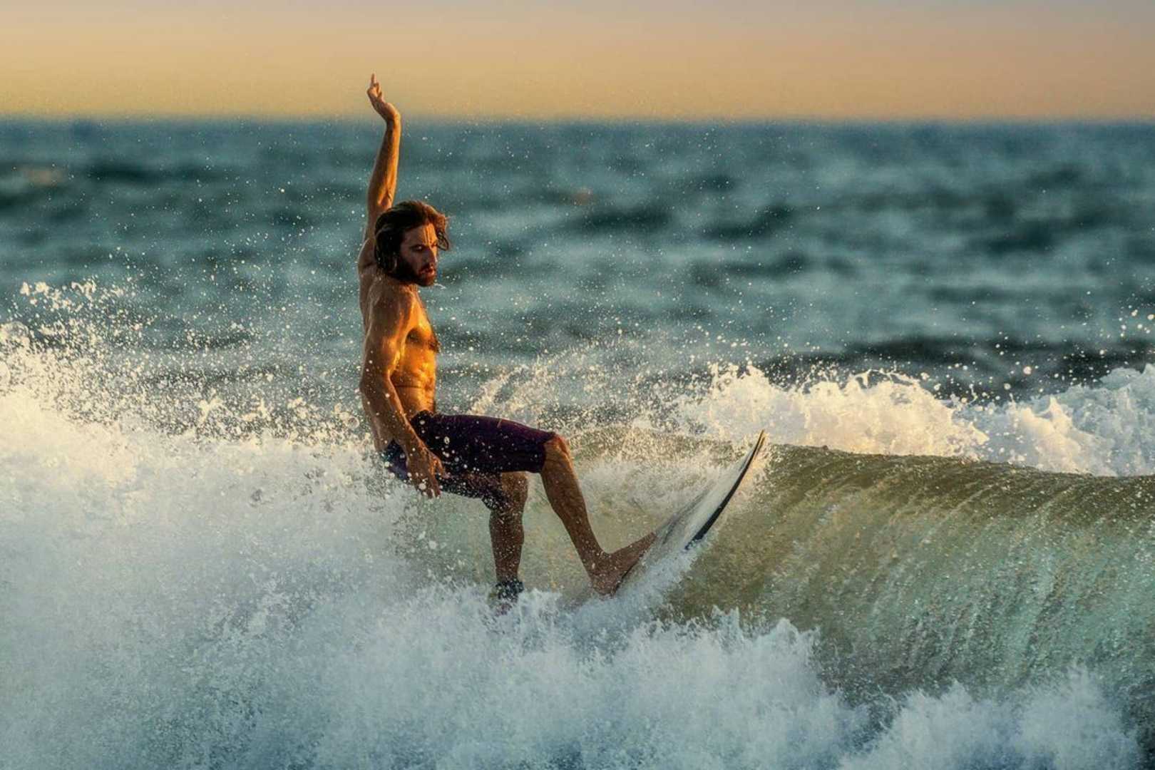 Surfing At Pererenan Beach