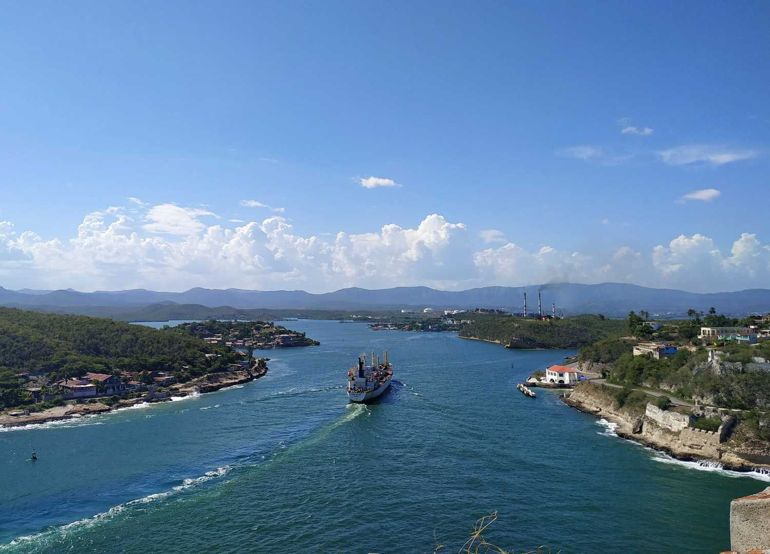 Bahía de Santiago de Cuba.