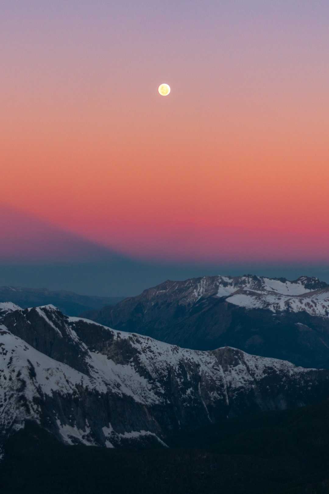 Full Moon Sunset