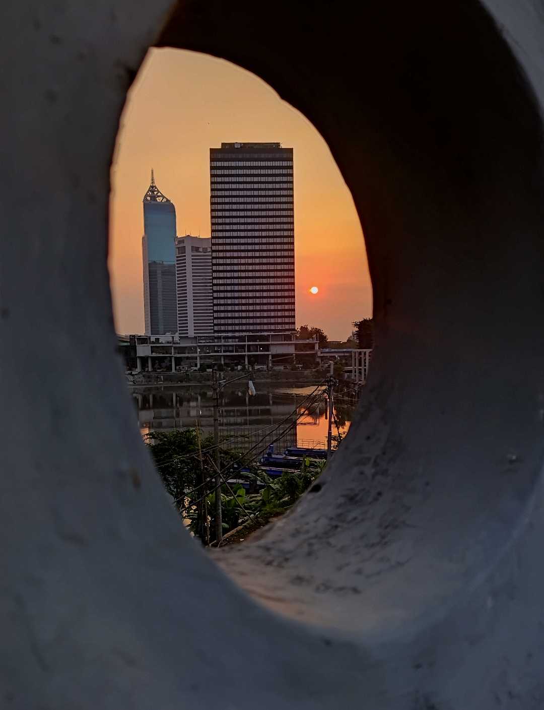 Sunset of Jakarta 