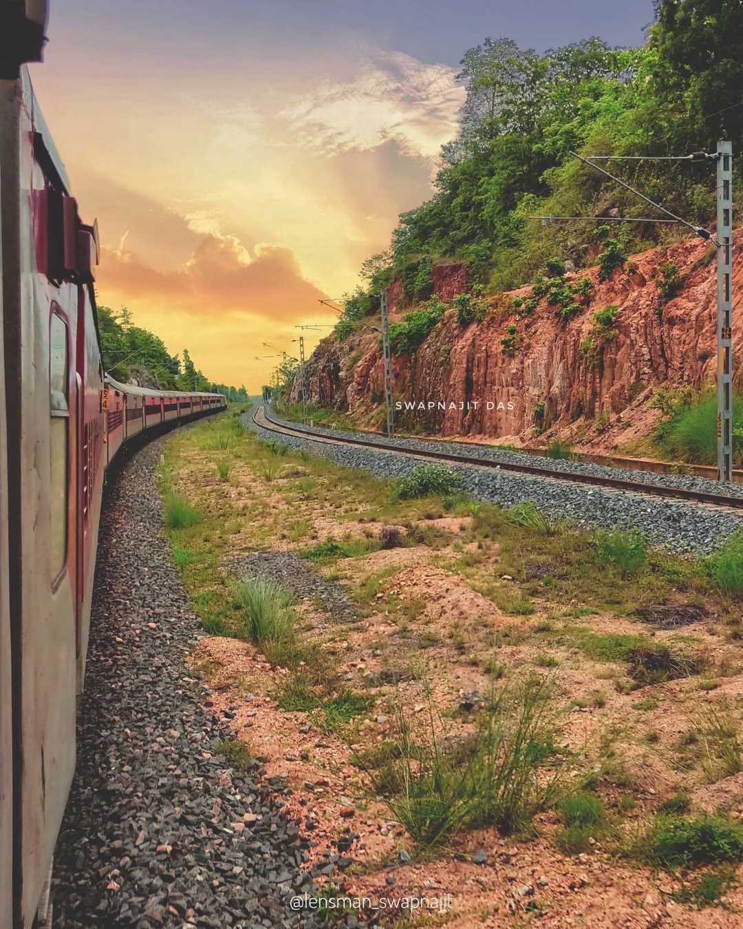 Beautiful View From Train