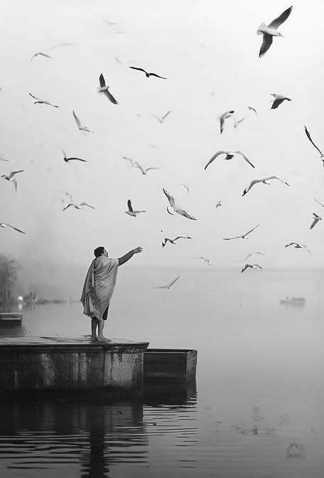 Early Morning at Ghat