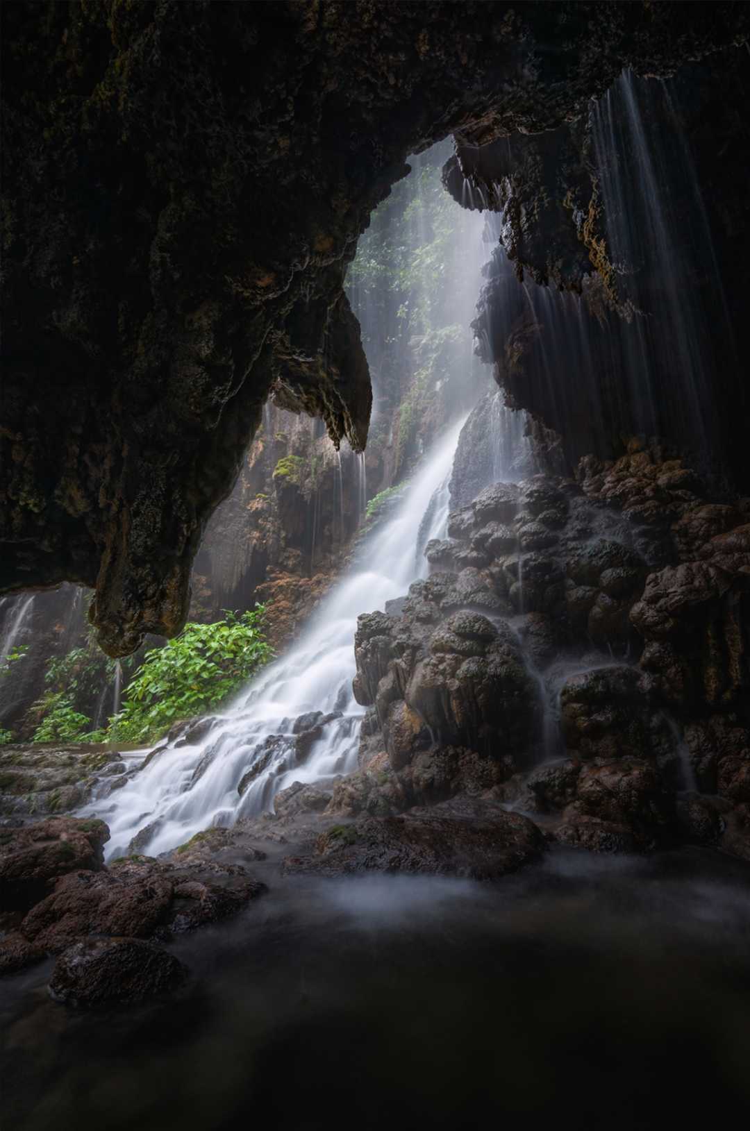 Goa Tetes Waterfall - Lumajang