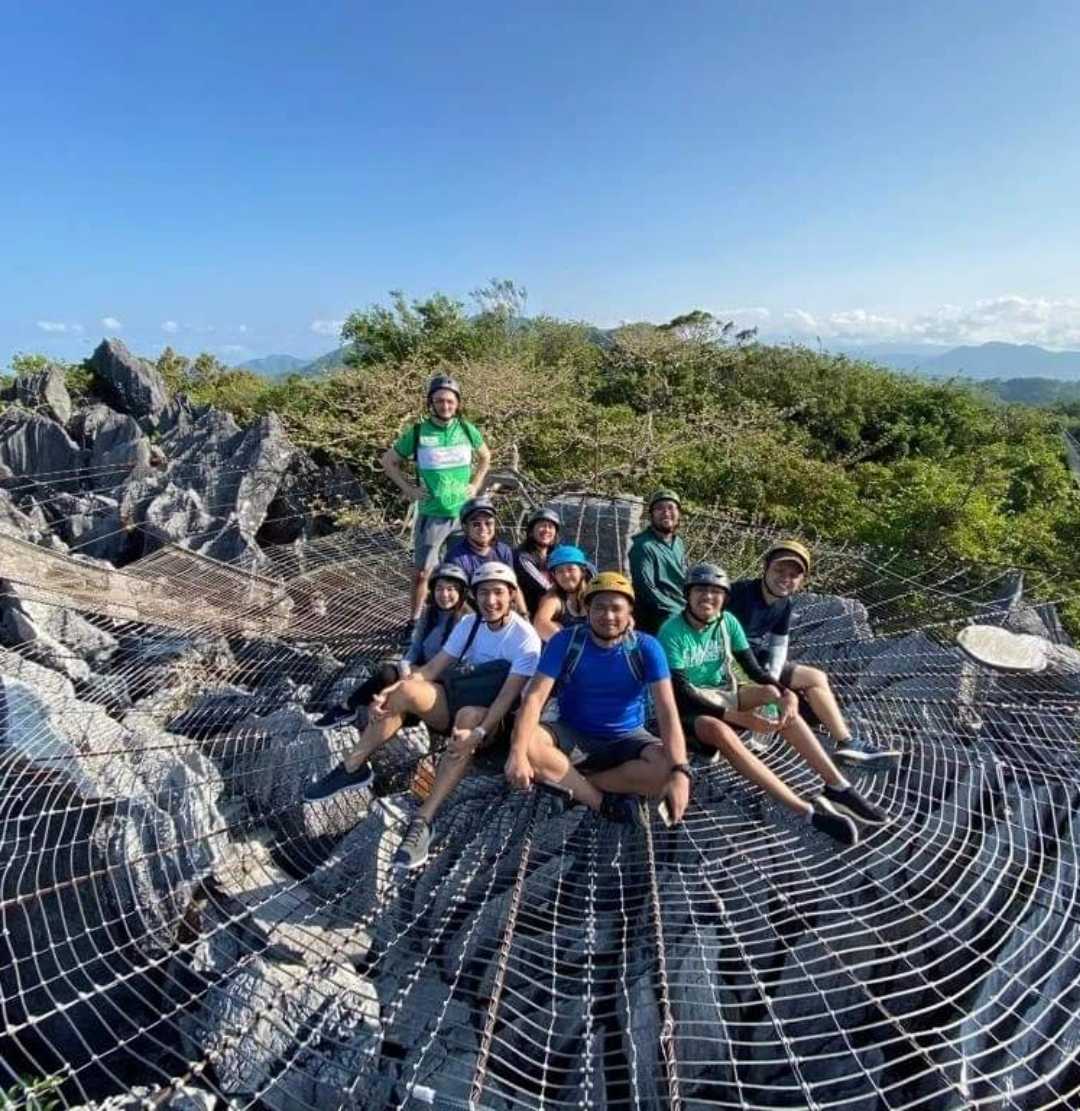 Better Shot at the Spider web at Masungi