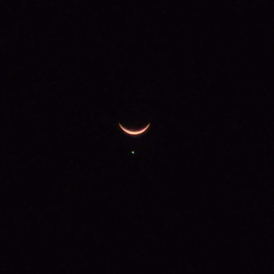 Moon from my terrace 