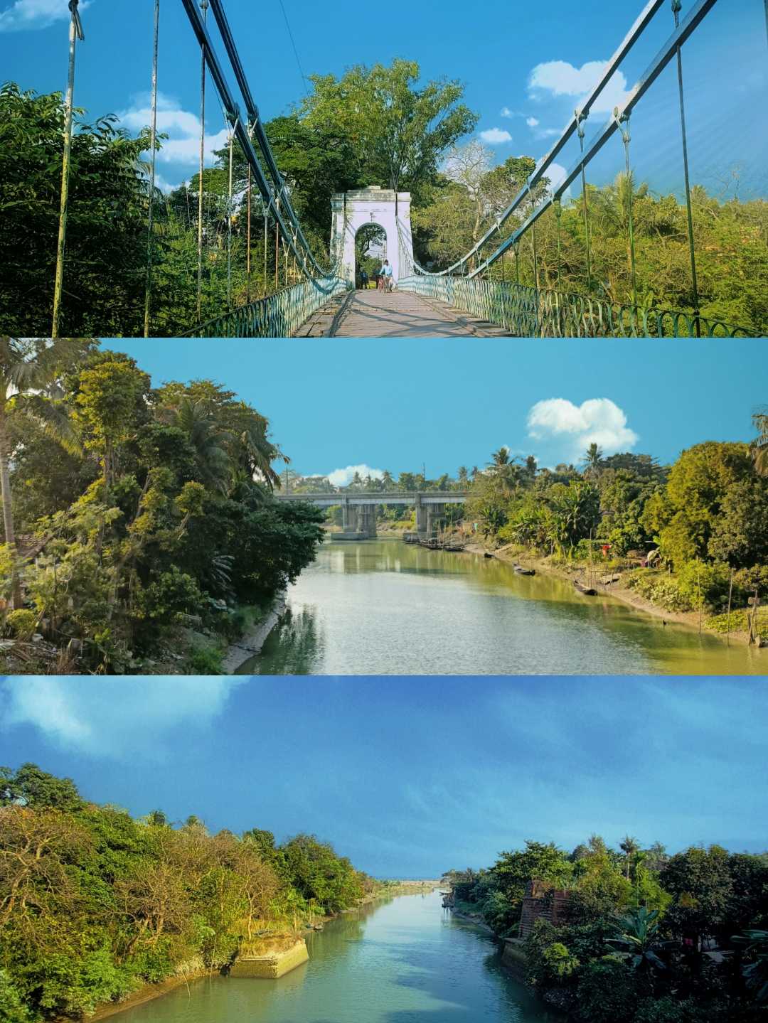 Kuntighat Wooden bridge 🌉