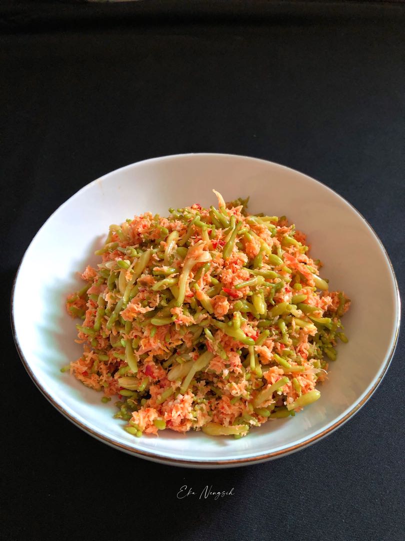 Urap Bunga Pepaya 