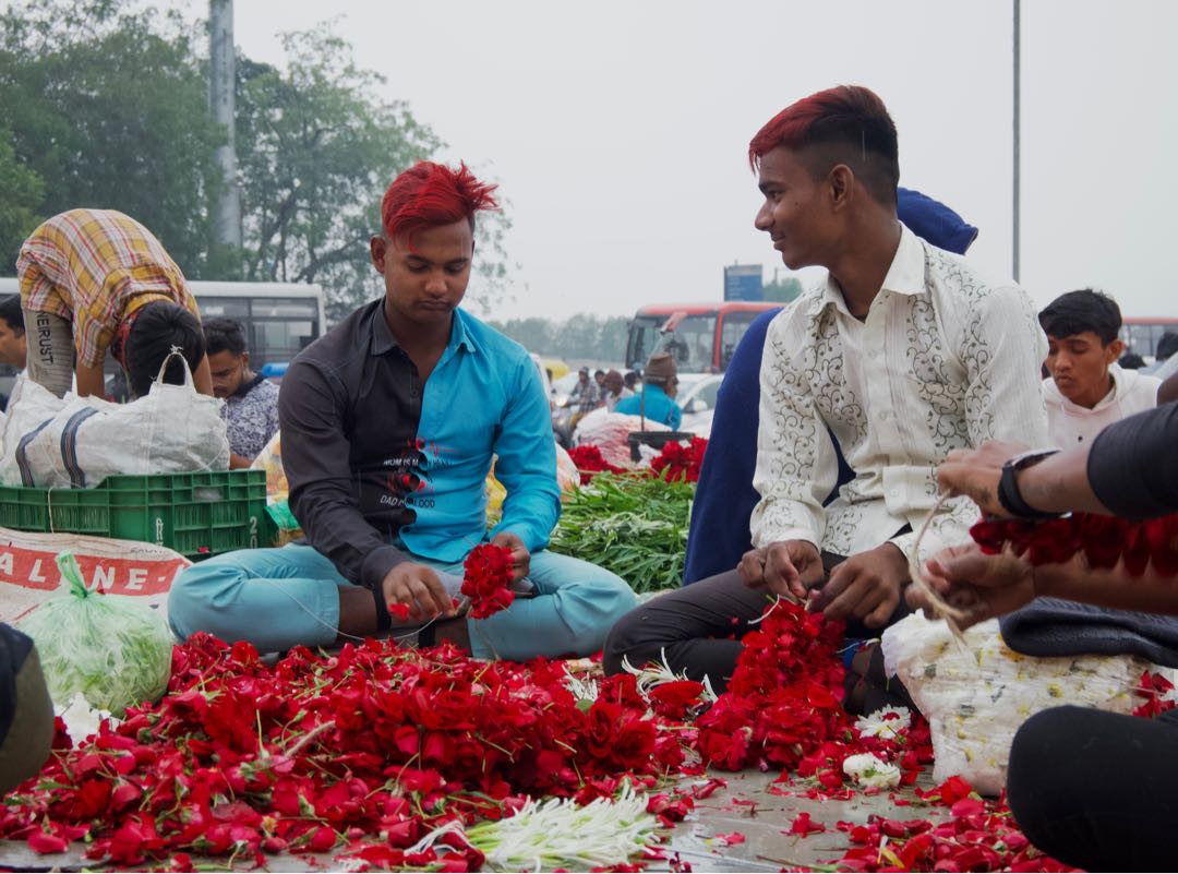 Ahmedabad- Flower market
