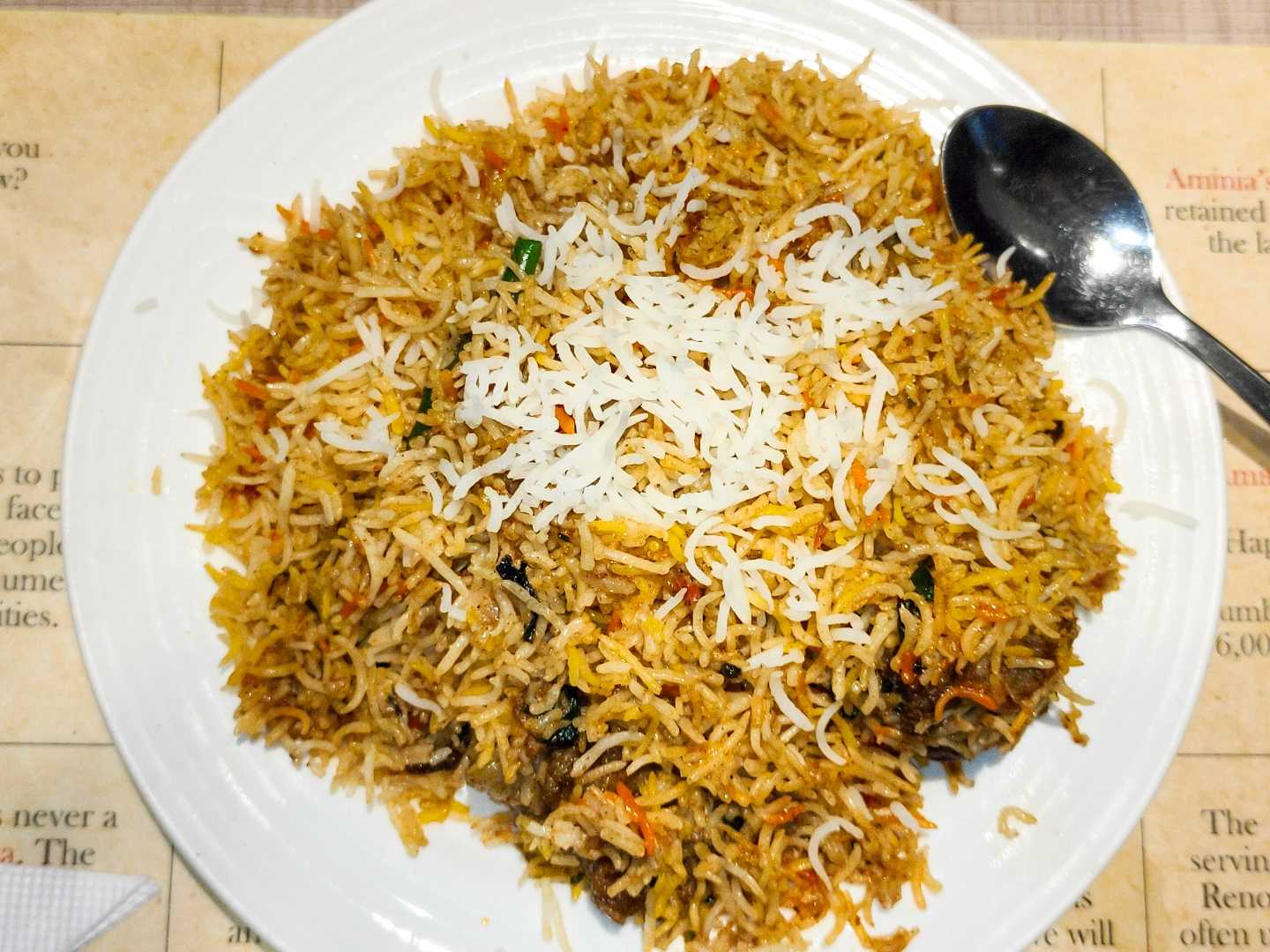 Aminia special biriyani