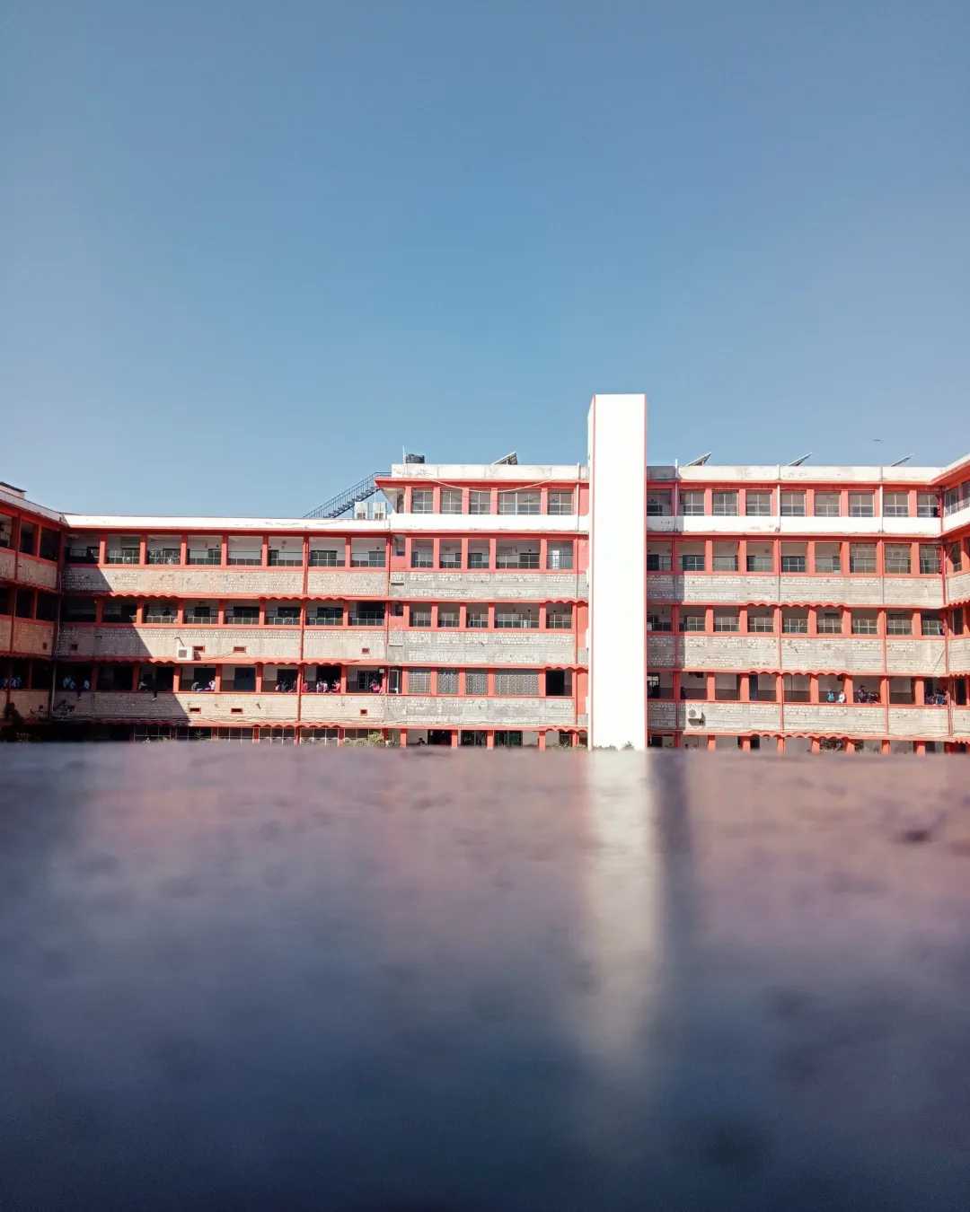 reflection of building.