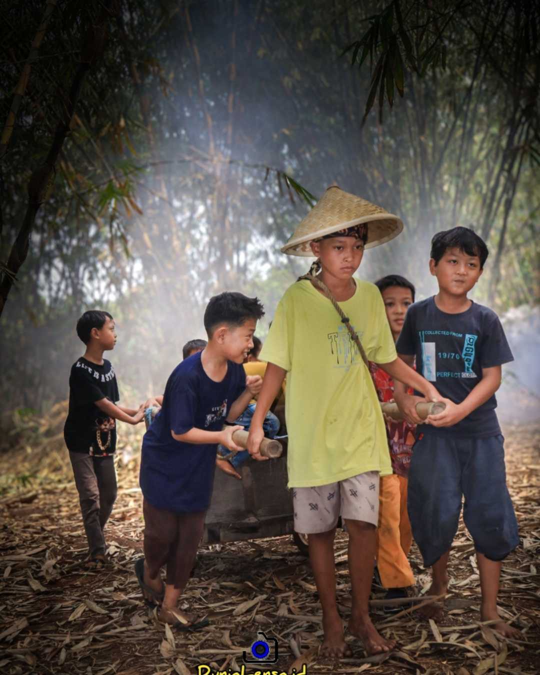 Bermain dorong gerobak