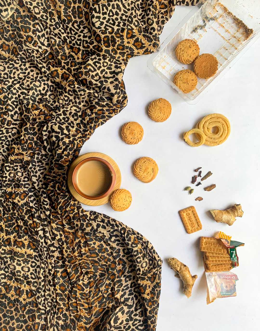 tea flatlay