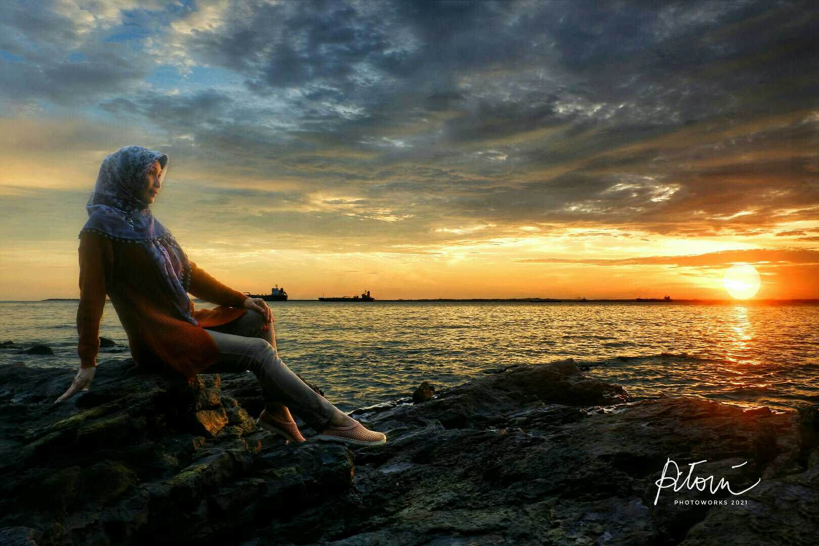 Sunset Pose