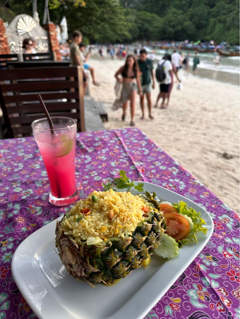 Pineapple fried rice in Railay bay 📍