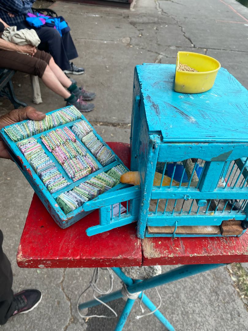 suerte en una caja 