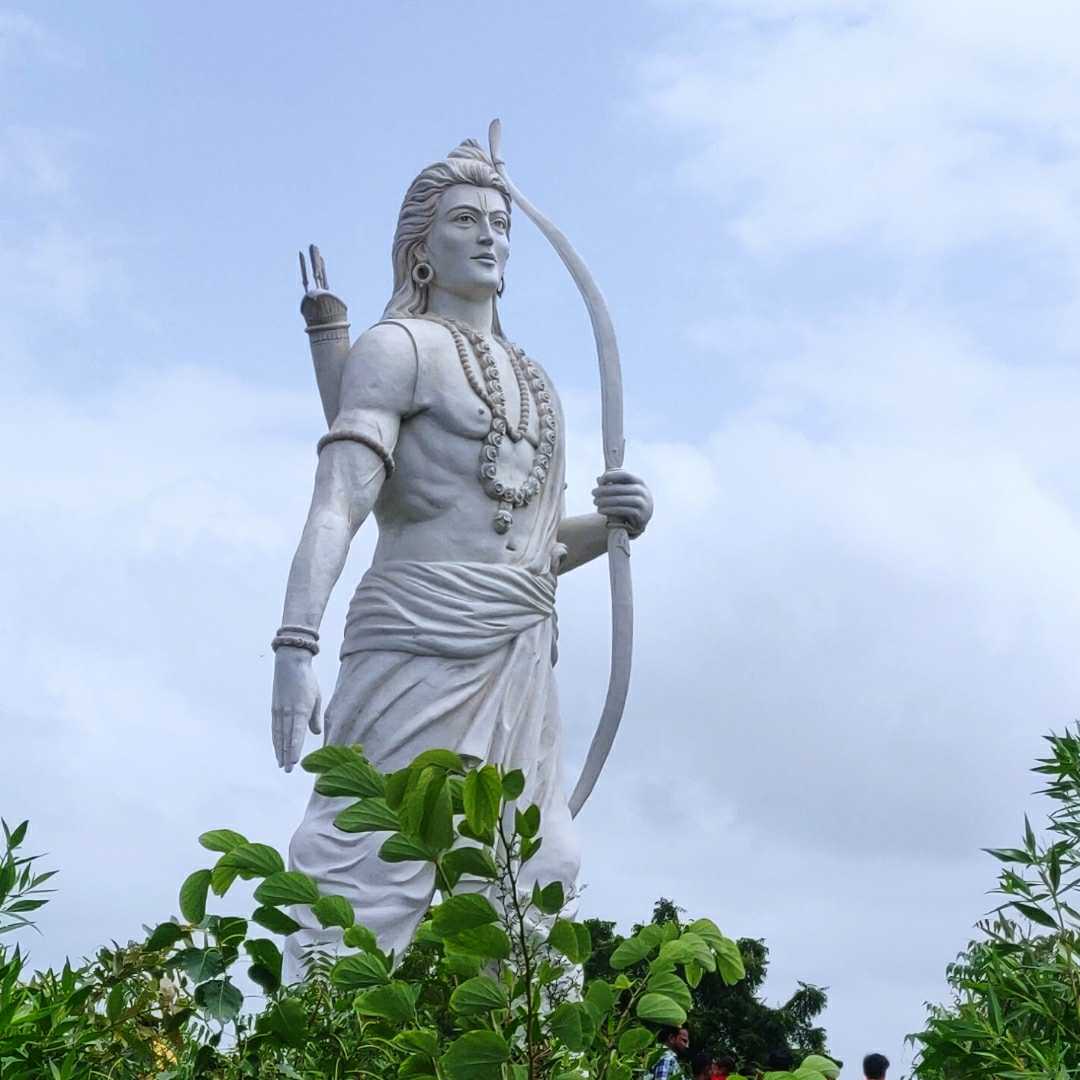 lord  Rama's statue at Ram Van... Rajkot 