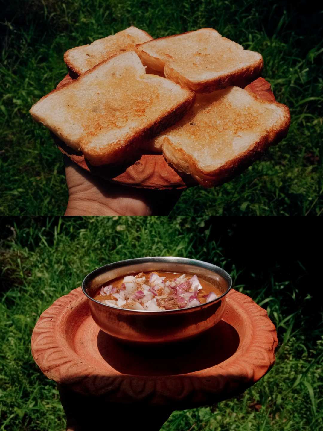 Toast & Keema Ghugni ❤