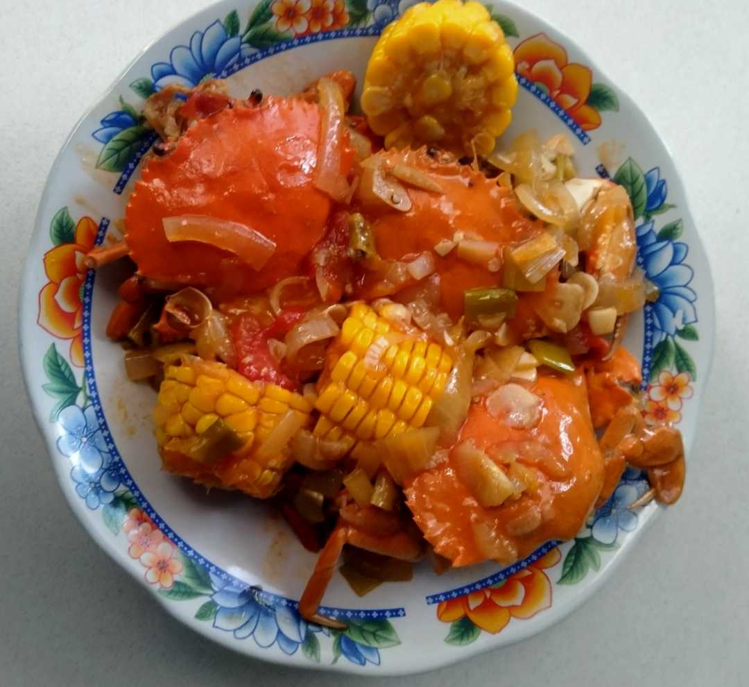 Kepiting saos pedas manis