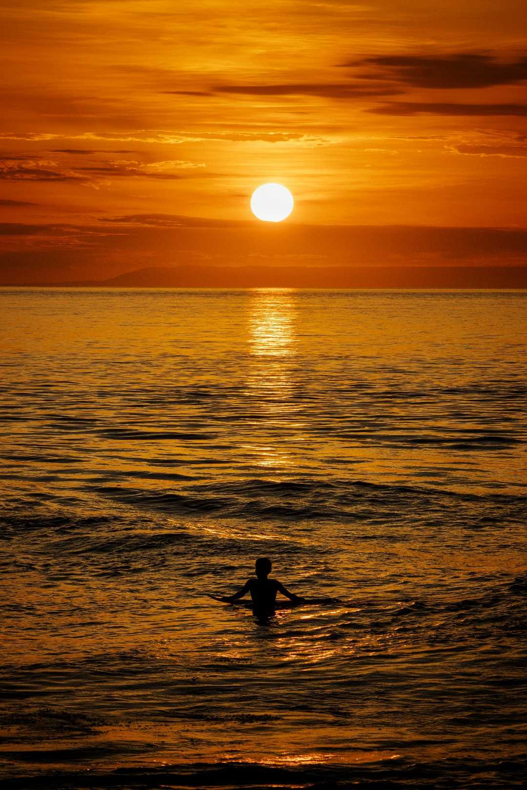 " the sunset "