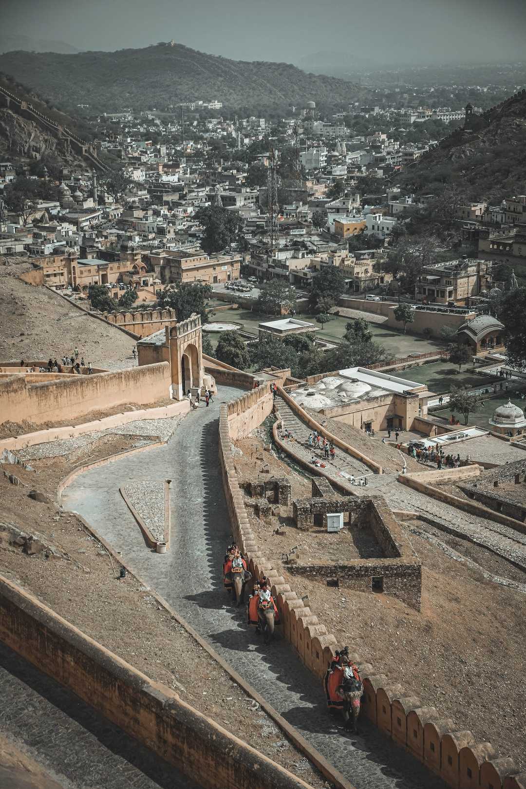 Beautiful Jaipur View from Amer Fort