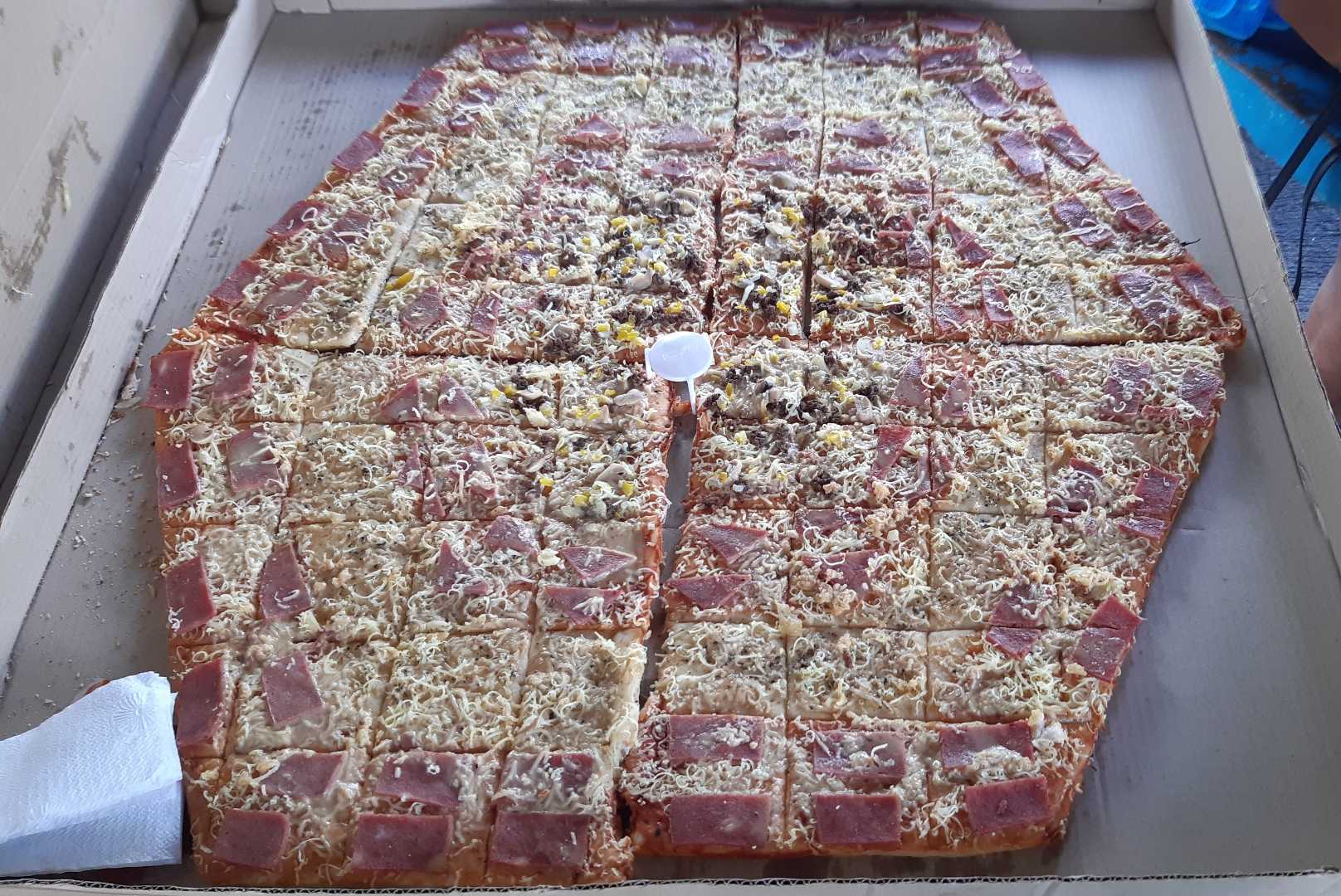 Extra Big pizza😲😋👌